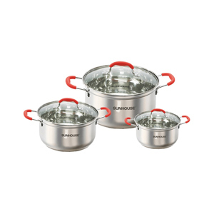 Bộ 3 nồi 5 đáy Sunhouse SHG2503MSB