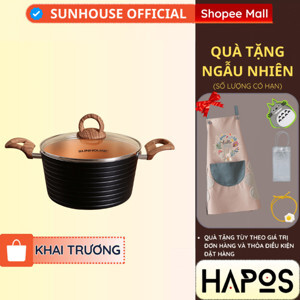 Bộ 3 nồi Ceramic đáy từ Sunhouse SHG2003MCA