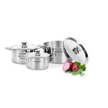 Bộ 3 nồi inox 1 đáy Sunhouse SH114