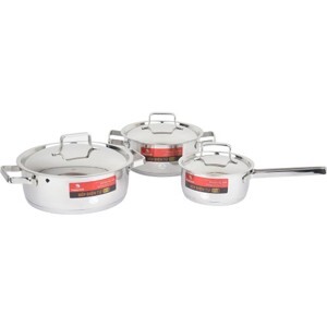 Bộ nồi Happy Cook Milan HC-06ML - 16, 20, 24 cm