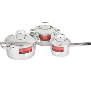 Bộ nồi Happy Cook Milan HC-06ML - 16, 20, 24 cm