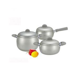 Bộ 3 nồi nấu Korea King Soft Anodised-KAL-6000NS