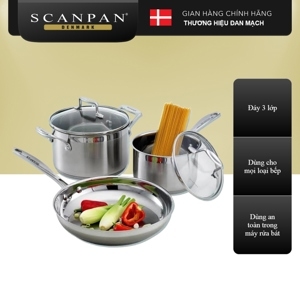 Bộ 3 nồi Scanpan Impact 71030000