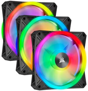 Bộ 3 quạt máy tính 120mm Corsair QL120 RGB kèm Node CORE - NEW (CO-9050098-WW)