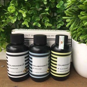 Bộ 3 sản phẩm Eslabondexx. Gồm: Sản phẩm số 1-Connector, Sản phẩm số 2-Amplifier & Sản phẩm số 3-Sustainer 100ml