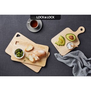 Bộ 3 thớt gỗ cao su Lock&Lock LWC001S3