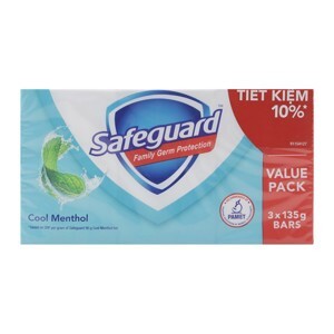 Bộ 3 xà bông Safeguard 135g