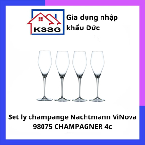 Bộ 4 ly Champange Nachtmann Vinova 98075