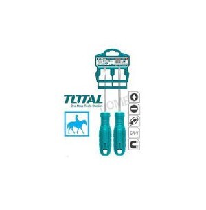 Bộ 4 tuốc nơ vít dẹp và bake Total THTDC250401