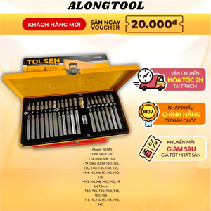 Bộ 40 đầu vít Tolsen 20385