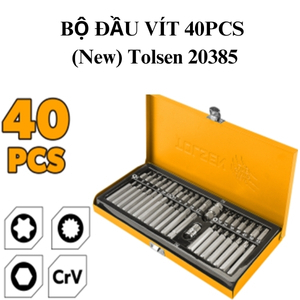 Bộ 40 đầu vít Tolsen 20385