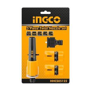 Bộ 5 đầu nối nhanh máy xịt rửa Ingco HHCS05122