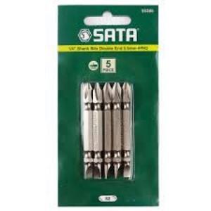 Bộ 5 đầu vít dẹp bake 2 đầu Sata 59385