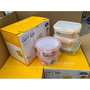 Bộ 5 hộp bảo quản Neolock Color box NLP320S001