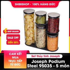 Bộ 5 hộp đựng đồ khô Joseph Podium 100