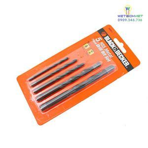 Bộ 5 mũi khoan bê tông BLACK DECKER A8032G