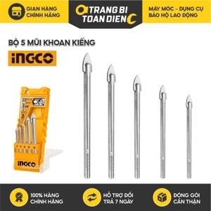 Bộ 5 mũi khoan kiếng Ingco AKD7058