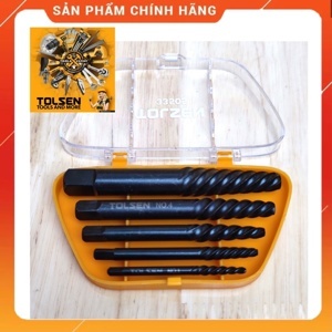 Bộ 5 mũi khoan ốc gẫy Tolsen 33505