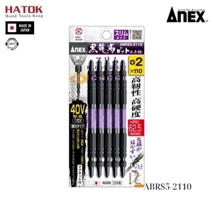 Bộ 5 mũi vít 2 đầu có từ tính Anex ABRS5-2110
