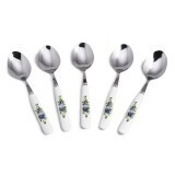 Bộ 5 muỗng inox cán sứ MFA S06-5-10