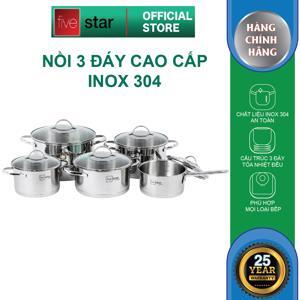 Bộ 5 nồi Inox 304 Fivestar FS10CG2