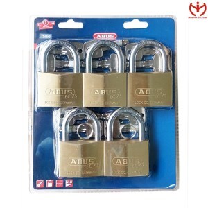 Bộ 5 ổ khóa đồng chìa chủ Abus EC 75/60 MK5