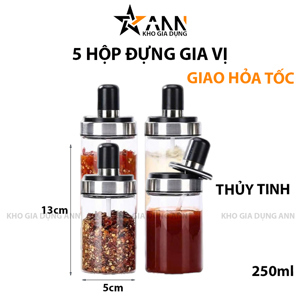 Bộ 5 thìa đong gia vị hàng Nhật