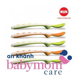 Bộ 5 thìa mềm ăn dặm Nuk NU78812