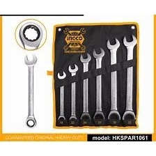 Bộ 6 cờ lê vòng miệng tự động Ingco HKSPAR1061