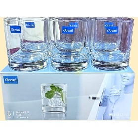 Bộ 6 cốc thủy tinh Ocean San Marino B00411 - 290ml