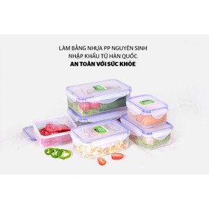 Bộ 6 hộp bảo quản thực phẩm ngăn mát  Biozone Mini set KB-CO6P01