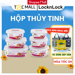 Bộ 6 hộp thủy tinh Lock&Lock Euro LLG429S6