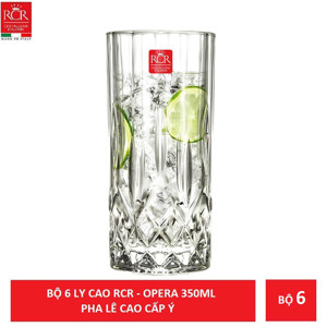 Bộ 6 ly cao pha lê RCR Opera 350ml