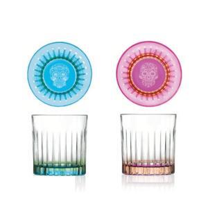 Bộ 6 ly thấp pha lê Ý RCR Pedro , Rosa 360ml