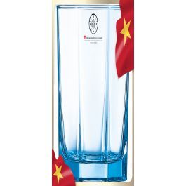 Bộ 6 ly thủy tinh cao Luminarc Octime Solid Color Ice Blue J4506 280ml