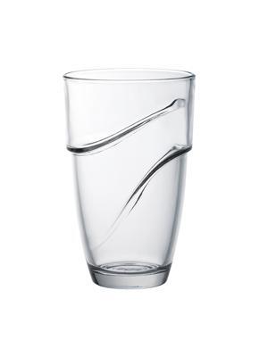 Bộ 6 ly thủy tinh Duralex Wave Clear Tumbler 1054AB06A0111 360ml