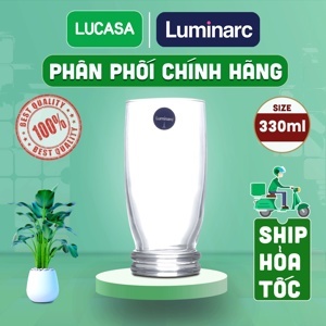 Bộ 6 ly thuỷ tinh Luminarc Cortina - 330 ml, thân cao