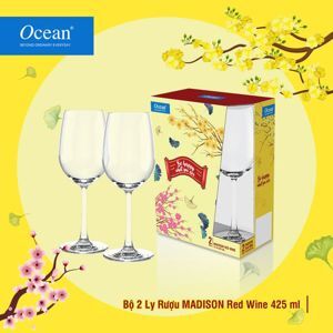 Bộ 6 ly thủy tinh Madison Water Goblet Ocean 425ml 1015R15