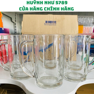 Bộ 6 ly thủy tinh Union Glass cao có quai UG375 535ml