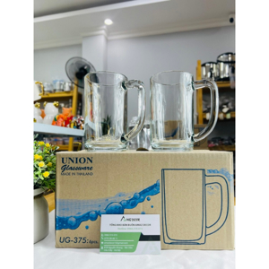 Bộ 6 ly thủy tinh Union Glass cao có quai UG375 535ml