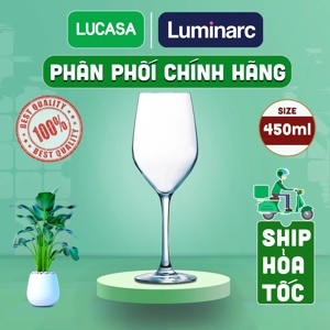 Bộ 6 ly vang thủy tinh Luminarc Mineral H2318 - 450ml