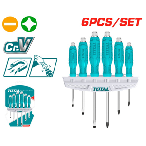 Bộ 6 tua vít đóng xuyên Total THGSS35061