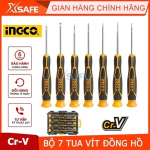 Bộ 7 tua vít đồng hồ Ingco HKSD0718