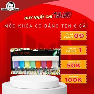 Bộ 8 cái móc khóa có bảng tên Uncle Bills AL0016