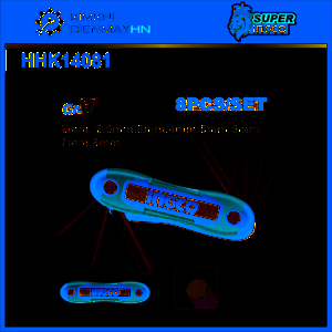 Bộ 8 cây lục giác Ingco HHK14081