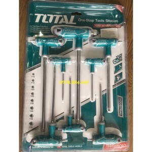 Bộ 8 chìa lục giác bông tay cầm chữ T Total THHW8083