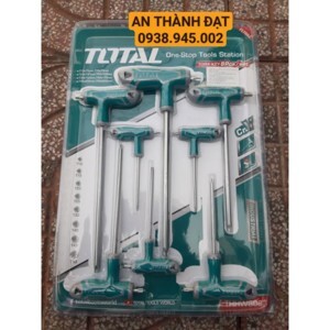 Bộ 8 chìa lục giác bông tay cầm chữ T Total THHW8083