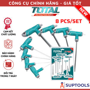 Bộ 8 chìa lục tay cầm chữ T Total THHW8081