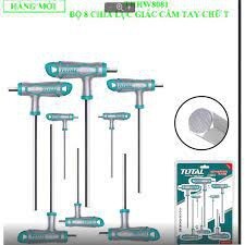 Bộ 8 chìa lục tay cầm chữ T Total THHW8081