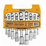 Bộ 9 chìa lục giác vặn góc chữ L Ingco LASWT0901